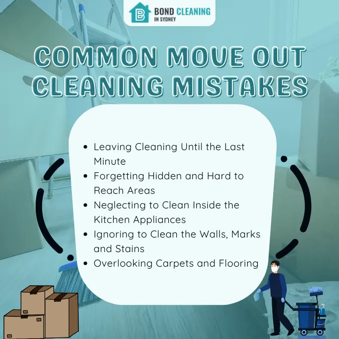 Common Move Out cleaning mistakes