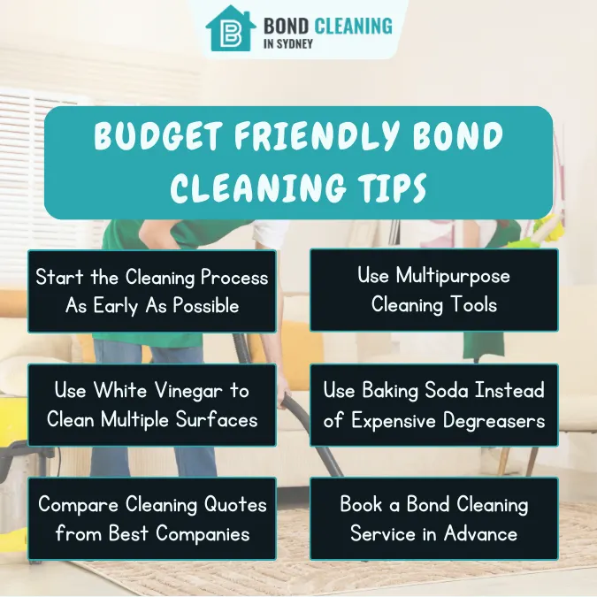 Budget Friendly Bond Cleaning Tips
