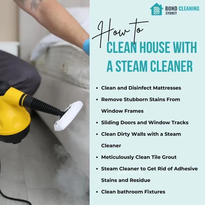 How to Clean House with a Steam Cleaner
