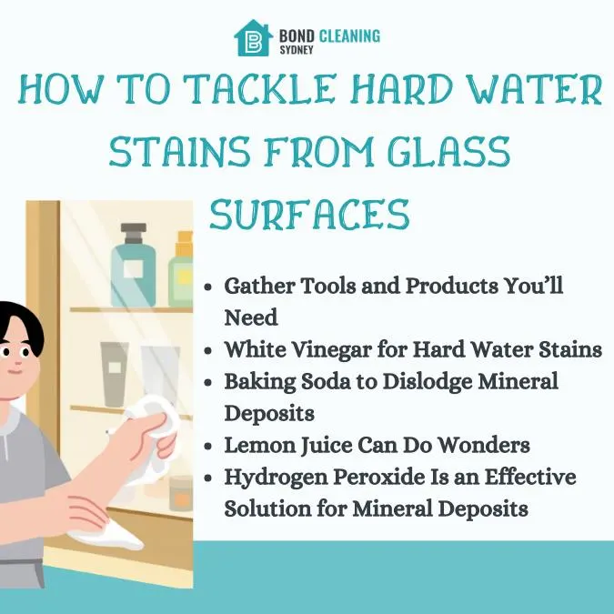 How to Tackle Hard Water Stains from Glass Surfaces