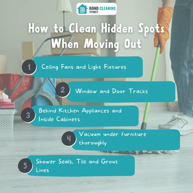 How to Clean Hidden Spots When Moving Out